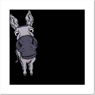 Funny House Donkey Farm Horse Mule Pack Animal Donkey Posters and Art